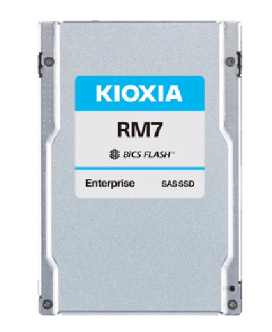 Kioxia KRM7VRUG1T92 1.92TB RM7-R Sed SAS 12Gb/s 讀取密集 2.5 吋固態硬碟。 |用過的