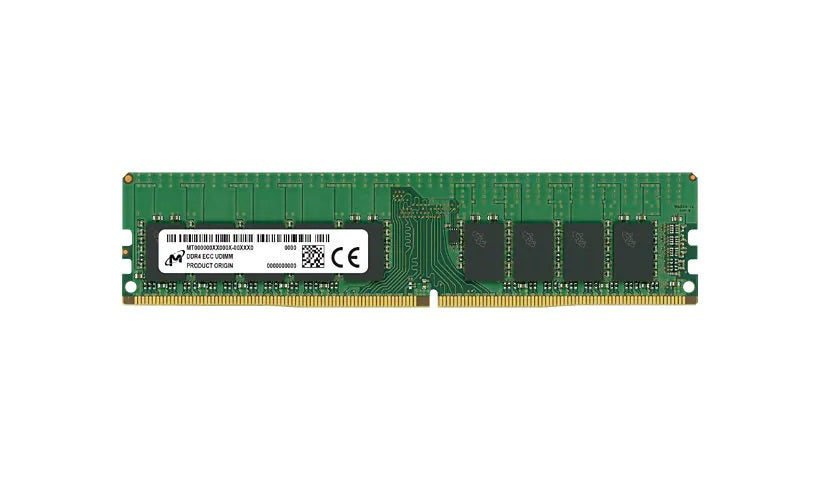 Micron MTA9ASF1G72AZ-3G2R1R 8GB DIMM 288-pin PC4-25600 Unbuffered DDR4 Module | BRAND NEW
