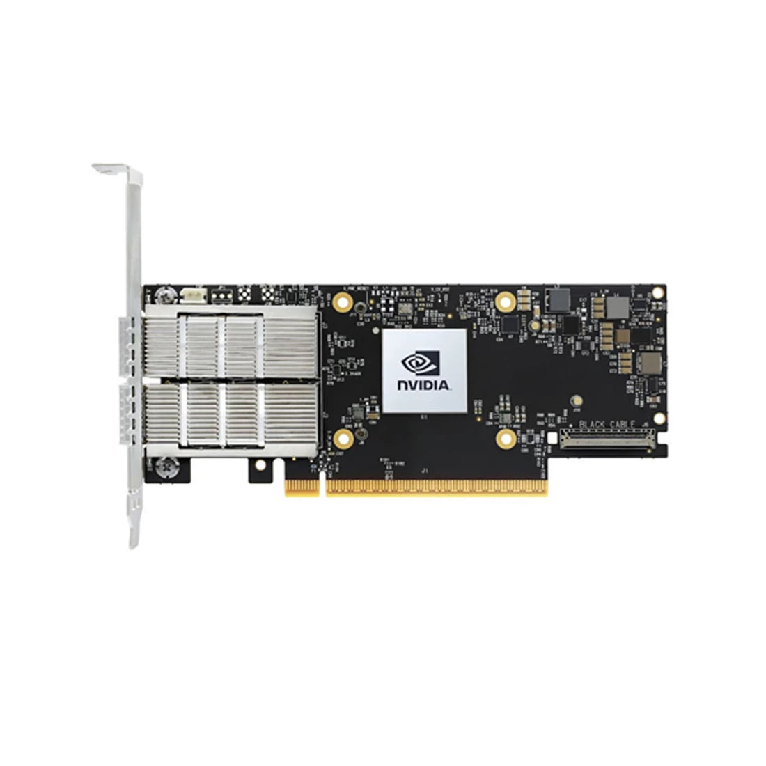 Carte adaptateur NVIDIA MCX755106AC-HEAT ConnectX-7 HHHL 200 GbE (mode par défaut)/NDR200 IB, double port QSFP112 PCIe 5.0 x16 avec option d'extension PCIe x16 Crypto activé Démarrage sécurisé activé Nouveau | UTILISÉ
