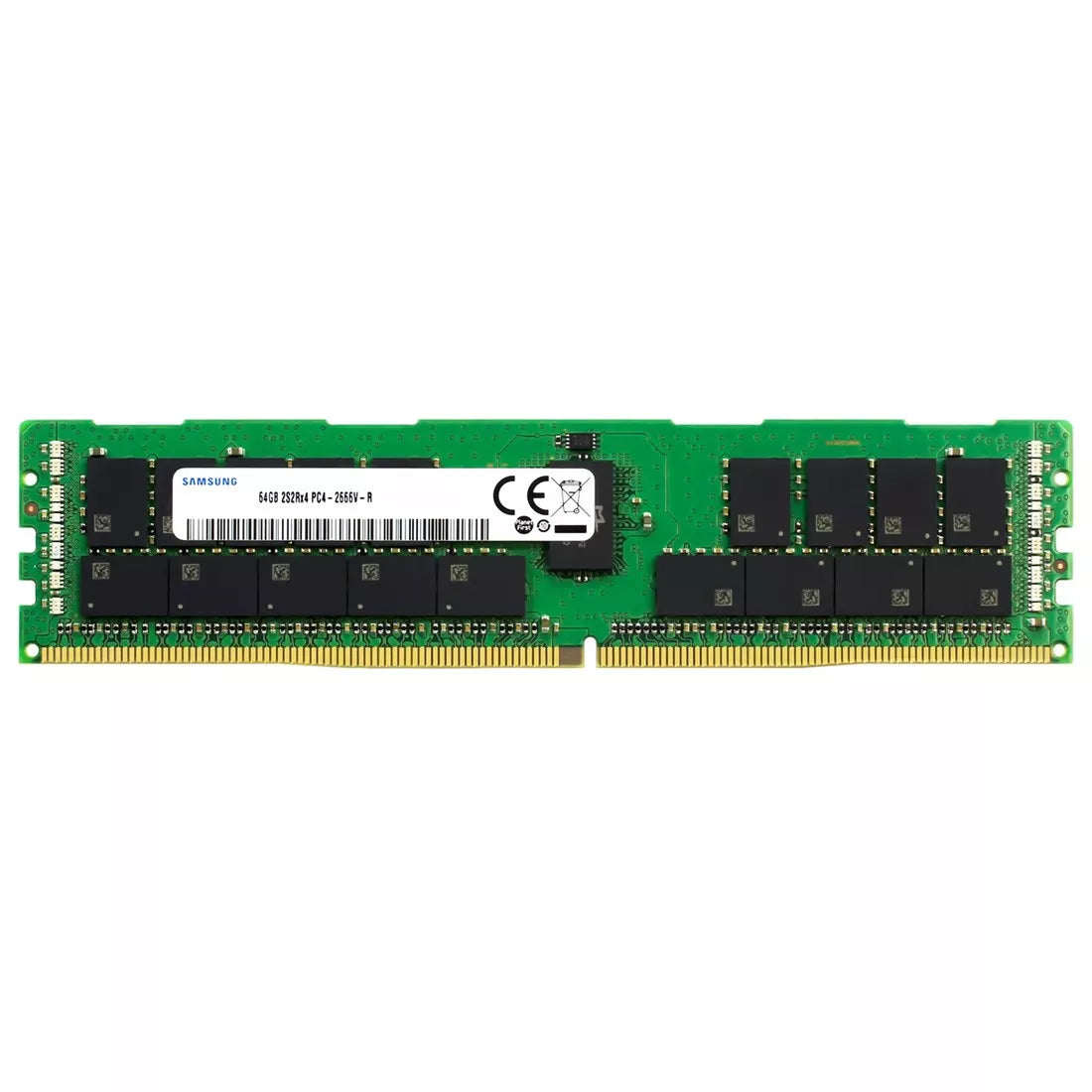 三星 M393A8K40B22-CWD 64GB PC4-21300 DDR4-2666MT/s 4RX4 ECC 記憶體 |用過的