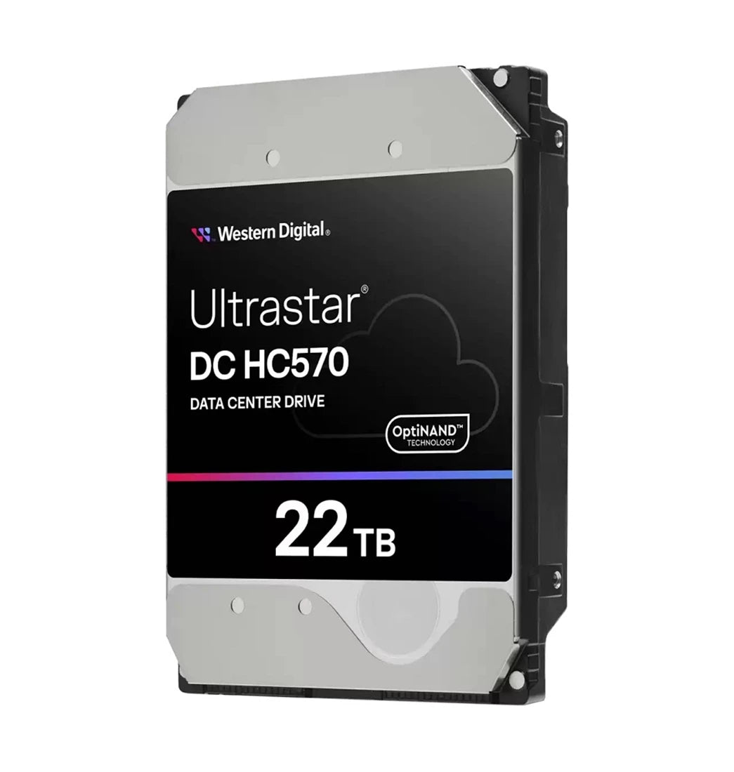 WD WUH722222ALE604 DC HC570 22TB SATA 6Gb/s 3.5 インチ ハード ドライブ |使用済み