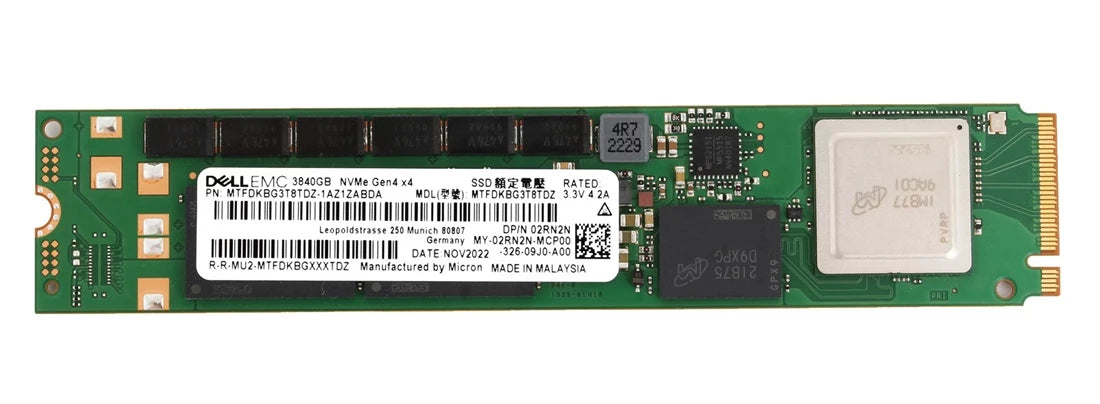 Micron MTFDKBG3T8TDZ-1AZ1ZABDA 7400 Pro 3.84TB PCIe 4.0 Non-Sed Ssd | USED Main image