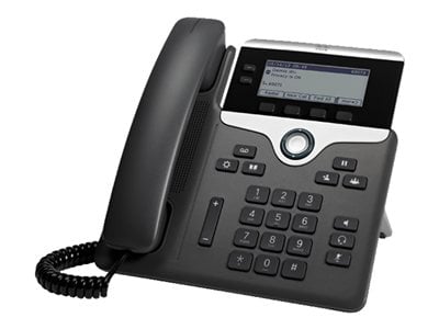 Cisco CP-7821-K9 7821 VoIP Phone - IP Phone -2 line with B/W Screen Ref | USED