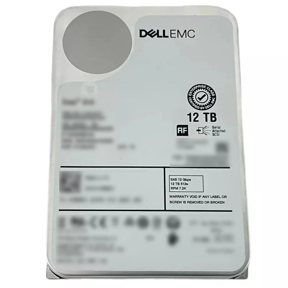 Brand New | Dell AC163520 12TB 7.2K NL SAS-12Gbps 512e 256MB 3.5inch Hot Plug Hdd