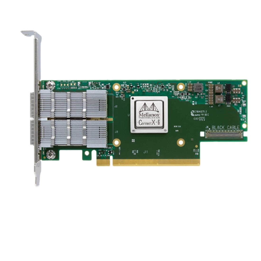 NVIDIA 900-9X6AF-0058-ST1 MCX653106A-HDAT ConnectX-6 InfiniBand/Ethernet アダプターカード HDR IB (200Gb/s) および 200GbE デュアルポート QSFP56 PCIe3.0/4.0 x16 | 新品