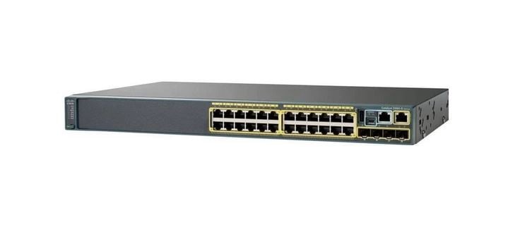 Cisco WS-C2960X-24TS-L Catalyst 2960-X 24 GigE 4 x 1G SFP LAN Base Ref | USED Main image
