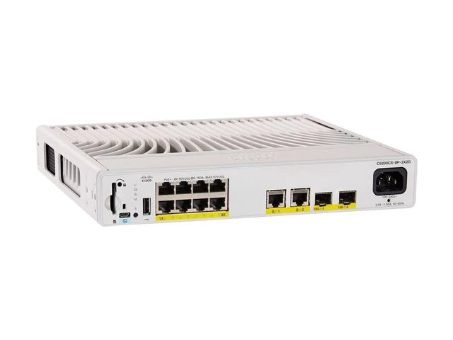 Cisco C9200CX-8UXG-2X-A Catalyst C9200CX 8端口PoE+，网络优势 <tc>交换机</tc> 全新 | 二手 主图
