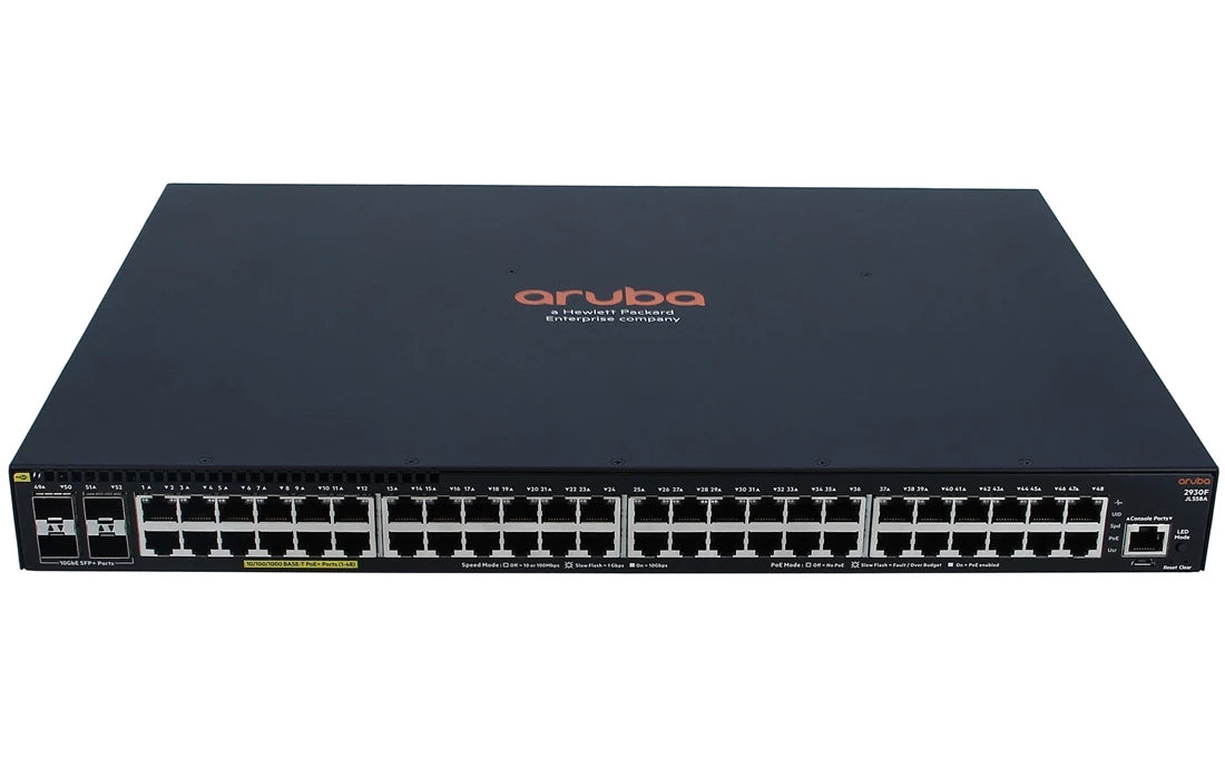 HPE Aruba JL558A #ABA 2930F 48G PoE+ 4SFP+ 740W <tc>Switch</tc> NEUF | OCCASION