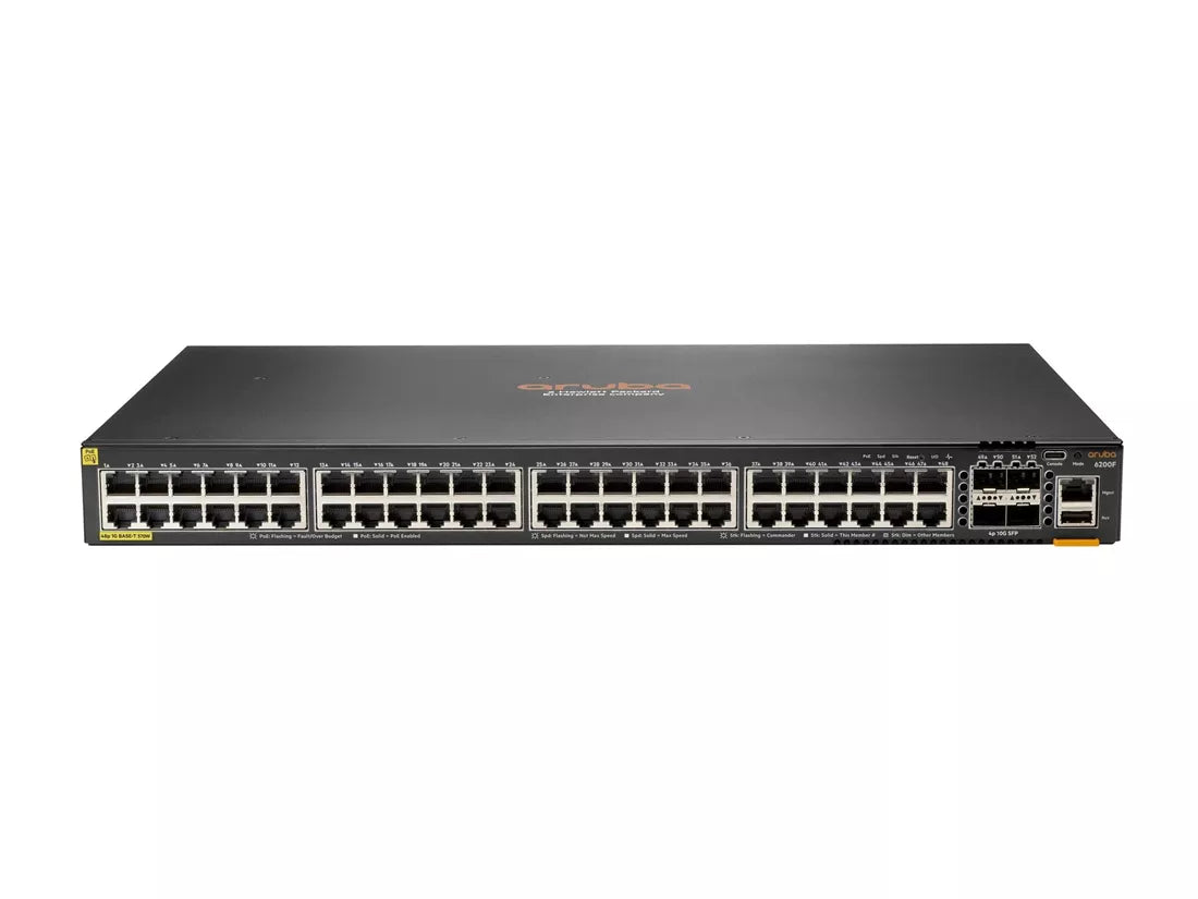 HPE S0M83A #ABA Aruba Networking CX 6200F 48G 4SFP <tc>Switch</tc> | OCCASION