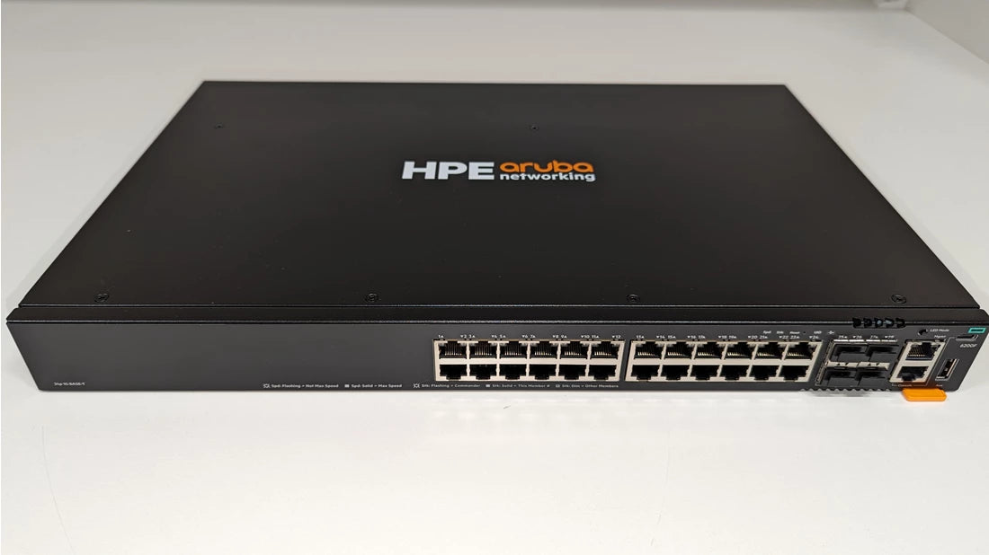 HPE JL724B\#ABA Aruba Networking CX 6200F 24G 4SFP+ <tc>công tắc mạng</tc> | ĐÃ QUA SỬ DỤNG