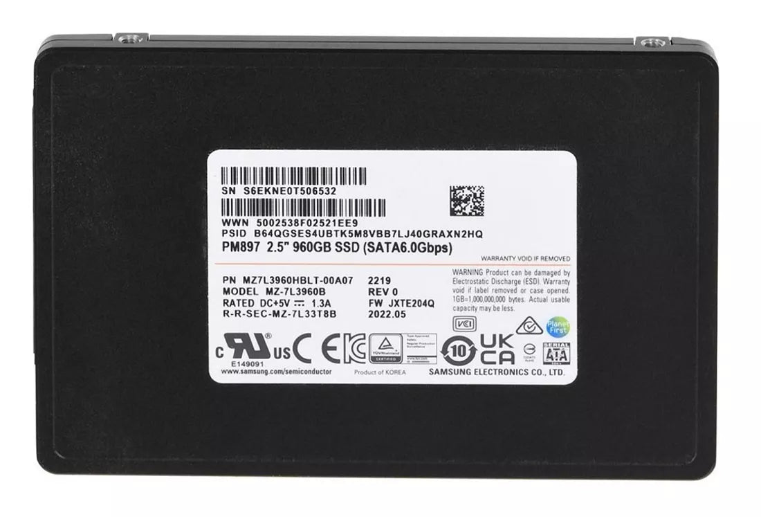 Brand New | Samsung PM897 MZ-7L3960B SSD 960 GB SATA 6Gb/s Brand New