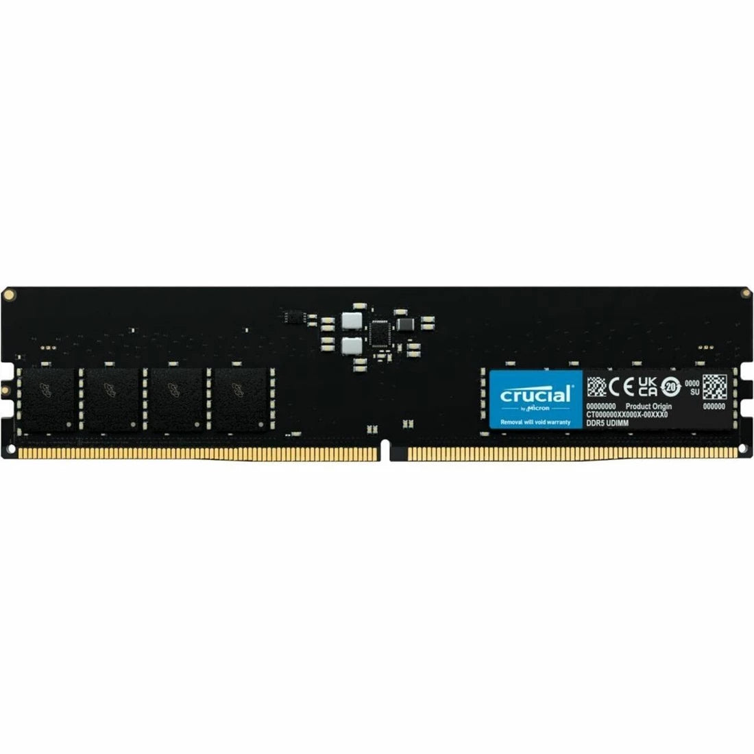 Micron CT32G56C46U5 32GB DDR5 On-die ECC Unbuffered 288-pin SDRAM Memory Module | USED Main image