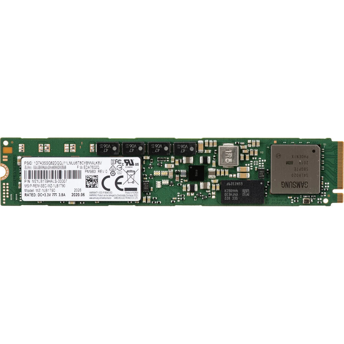 Refurbished | Samsung PM983 MZ1LB1T9HALS - SSD - 1.92 TB - PCIe 3.0 x4 Brand New
