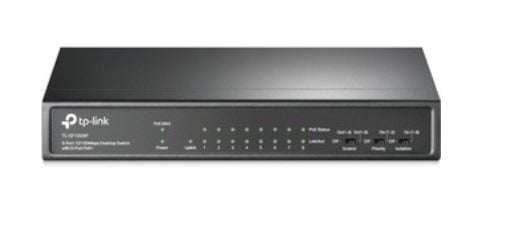 TP-Link TL-SF1009P 9-Port 10/100Mbps Desktop <tc>Switch</tc> | NEU UND FABRIKVERSIEGELT Hauptbild