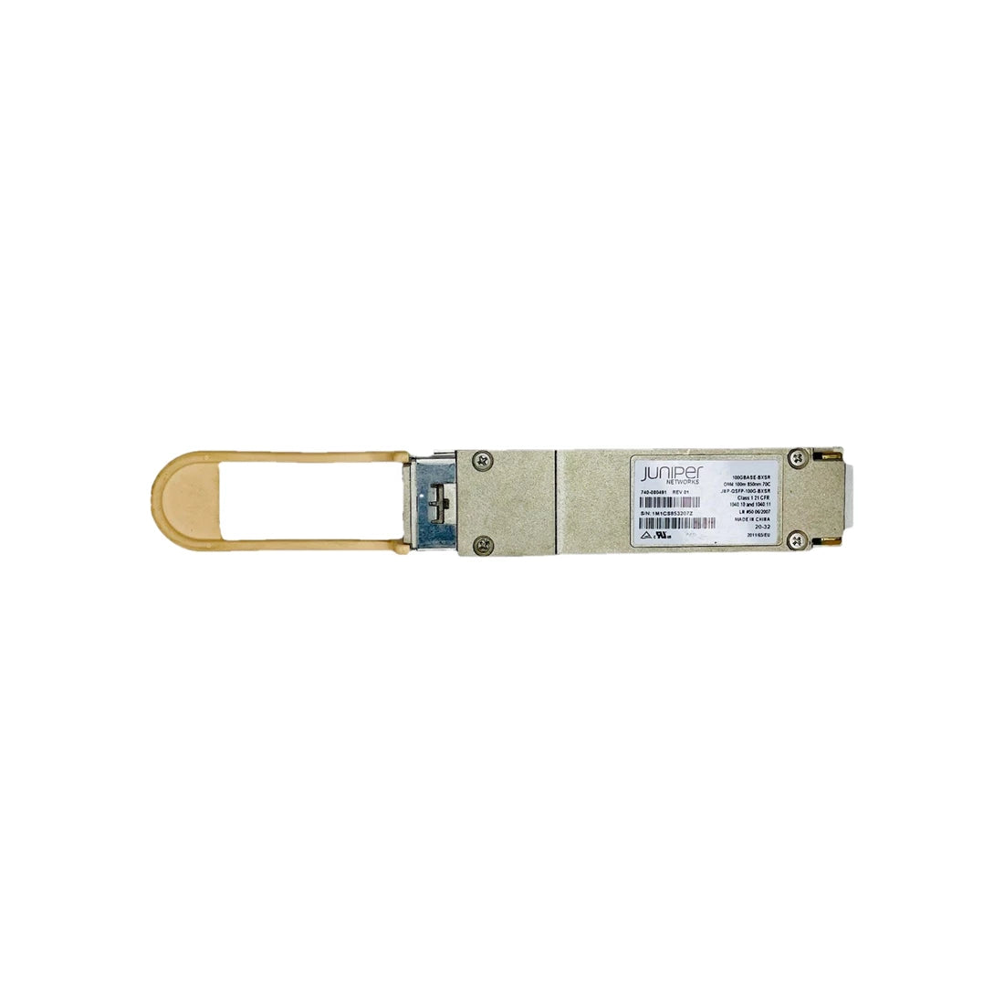 JUNIPER NETWORKS 740-080491 QSFP28 Form Factor 100G bidirectional Transceiver 100M Over OM3/OM4 (SR) | USED Main image
