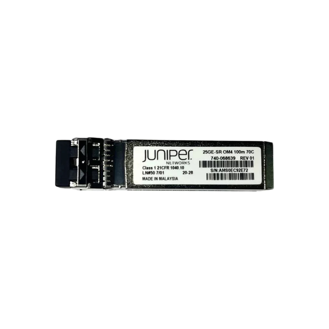 ジュニパーネットワークス SFP-25G-SR-C SFP-28、25G-SR トランシーバー |新しい