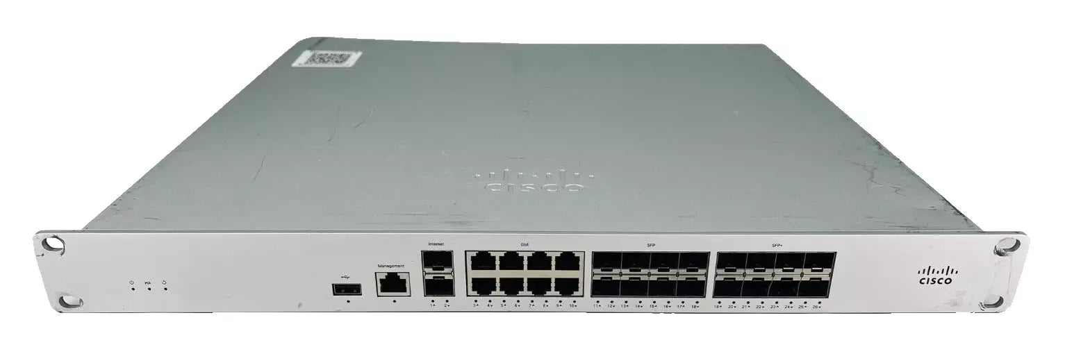 Cisco MX250-HW Meraki MX250 Appliance de sécurité gérée dans le cloud | NOUVEAU