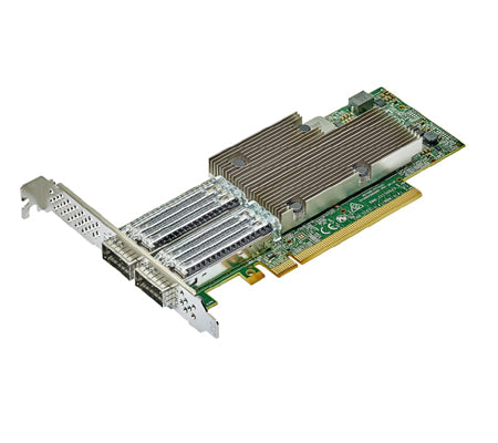 Broadcom BCM957508-N1200G 雙埠 100 Gb/s QSFP56 乙太網路 PCI Express 4.0 x16 網路介面卡 |新工廠落成