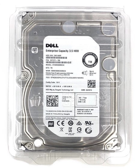 翻新 | Seagate Exos 7e8 8tb 7.2k sas-12gbps ise 3.5" 硬盘 - 2KE231-150