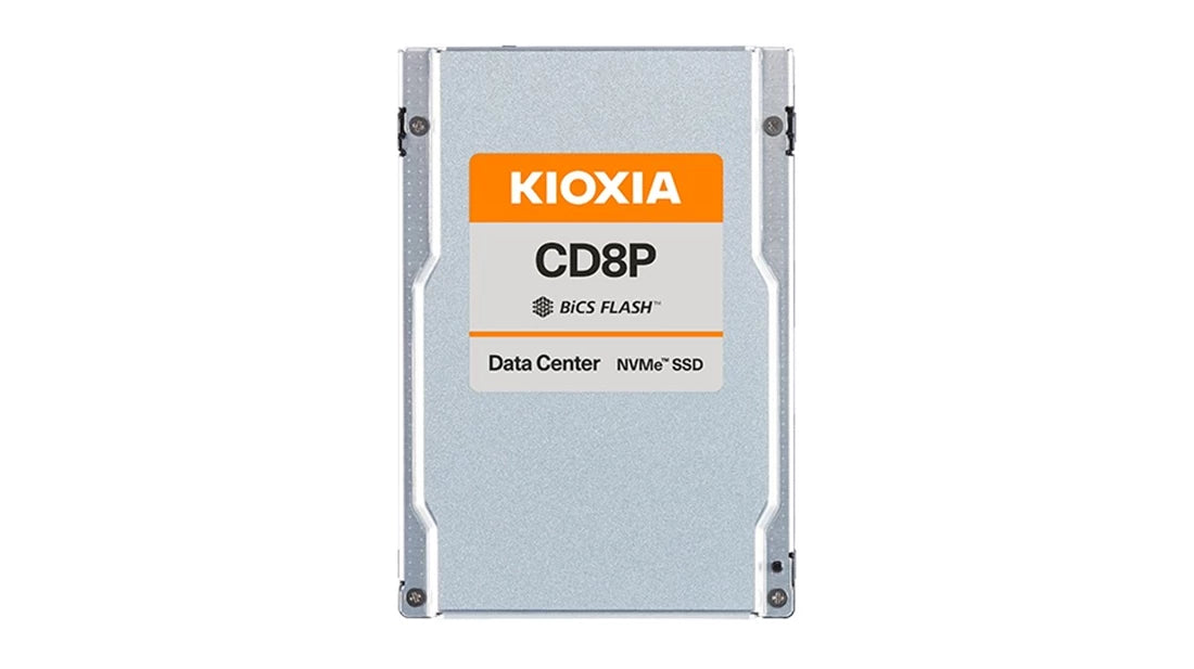 KIOXIA CD8P-V Series KCD8DPUG1T60 - 1600GB 2.5" PCIe Gen5 NVMe SSD | USED