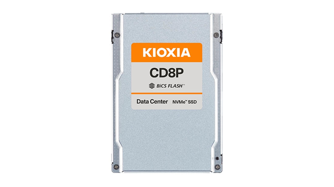 KIOXIA KCD8XPUG6T40 CD8P-V Series 6.4TB PCIe 5.0 2.5" Data Center Mixed-Use x4 NVMe SSD | USED