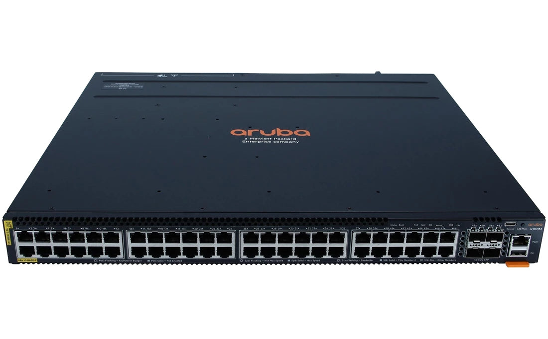 HPE Aruba JL661A#ABA 6300M ​​48 cổng 1GbE Class 4 PoE và 4 cổng SFP56 <tc>công tắc mạng</tc> | ĐÃ QUA SỬ DỤNG