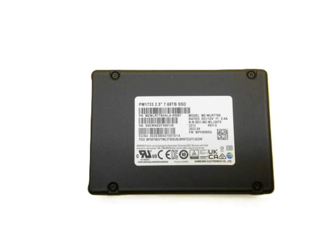 Refurbished | Samsung PM1733 EVT2 MZ-WLR7T60 SSD 7.68 TB PCIe 4.0 x4 (NVMe) Refurbished Main image