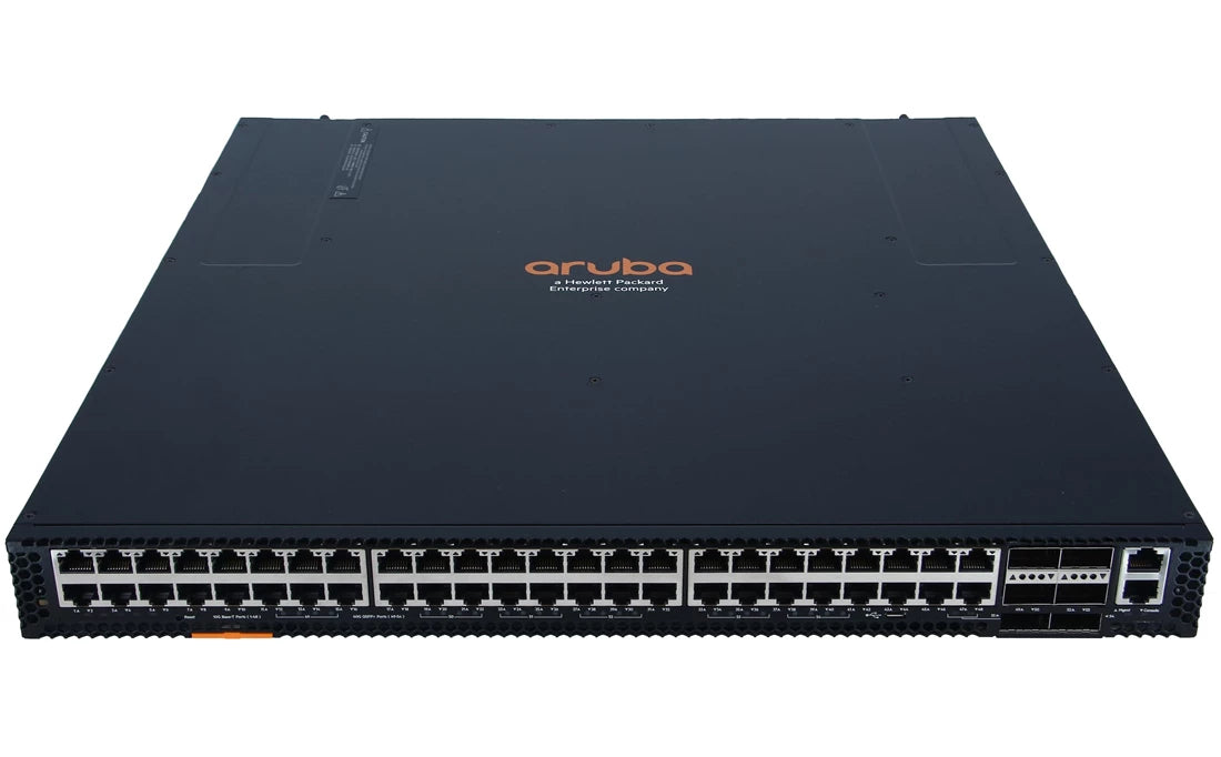 HPE JL581A\#ABA Aruba 8320 48ポート 1G/10GBASE-Tおよび6ポート 40G QSFP+、X472 5F 2PS搭載 <tc>ネットワークスイッチ</tc> 中古品