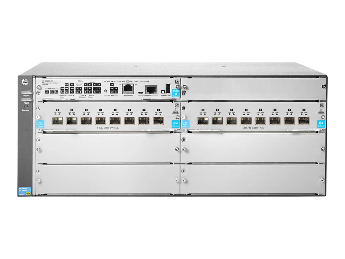 HPE JL095A\#ABA Aruba 5406R 16P Sfp+ (ohne Netzteil) v3 zl2 Modular <tc>Switch</tc> | GEBRAUCHT
