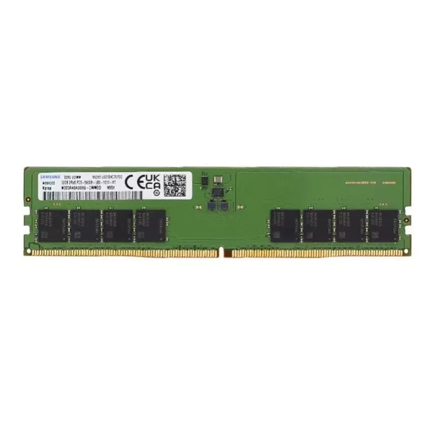 Samsung M323R4GA3DB0-CWMOD DDR5 32GB UDIMM 288-pin 5600Mbps PC5-44800 1.1V unbuffered Memory | USED