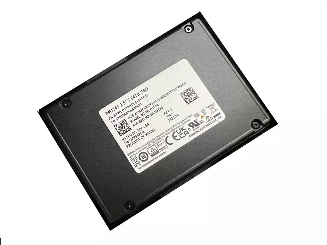 Samsung PM1743 MZWLO3T8HCLS-00B07 SSD 3,84 TB PCIe 5.0 x4 (NVMe) Brandneu | GEBRAUCHT
