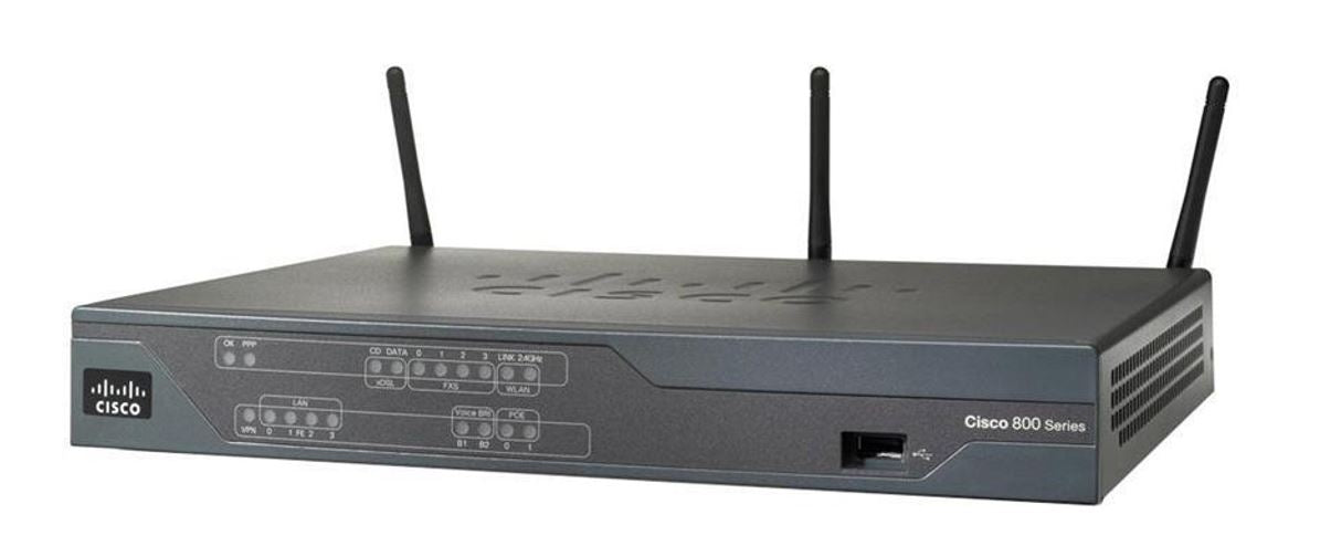Cisco C881WD-A-K9 881W Wi-Fi 4 IEEE 802.11n Wireless Integrated Services Router | BRAND NEW Main image