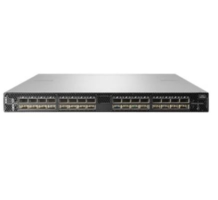 HPE R0P79A StoreFabric SN2700M 100GbE 32QSFP28 ONIE コネクターによるエアフロー電源 |使用済み