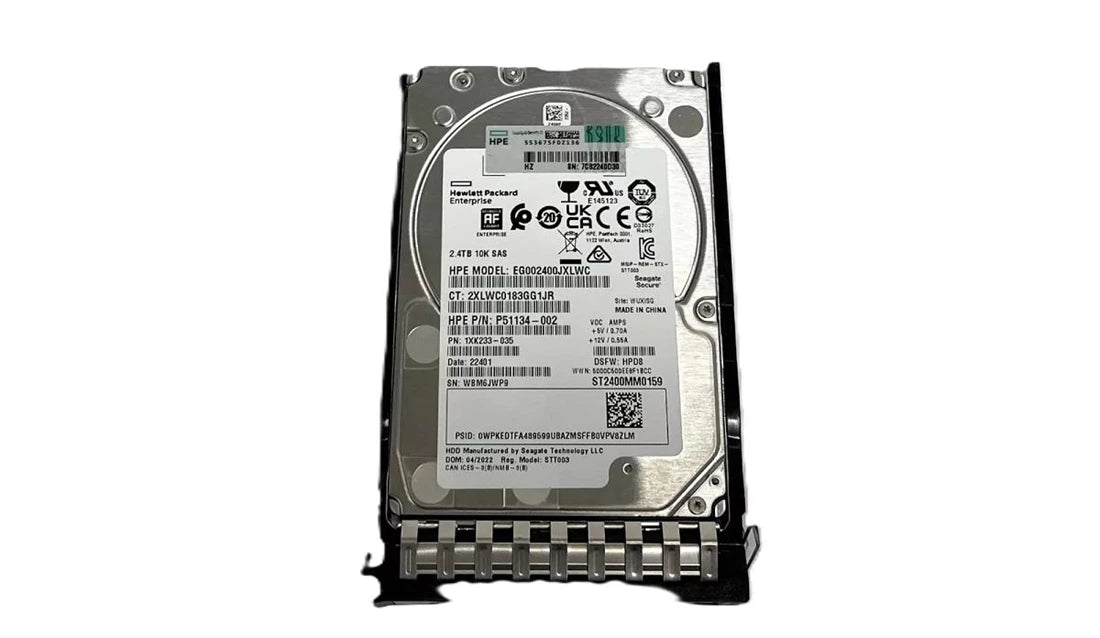 HPE P51134-002 2.4TB 10K SAS 12G Mission Critical 2.5 Inch BC ISE Hdd-F/S | USED