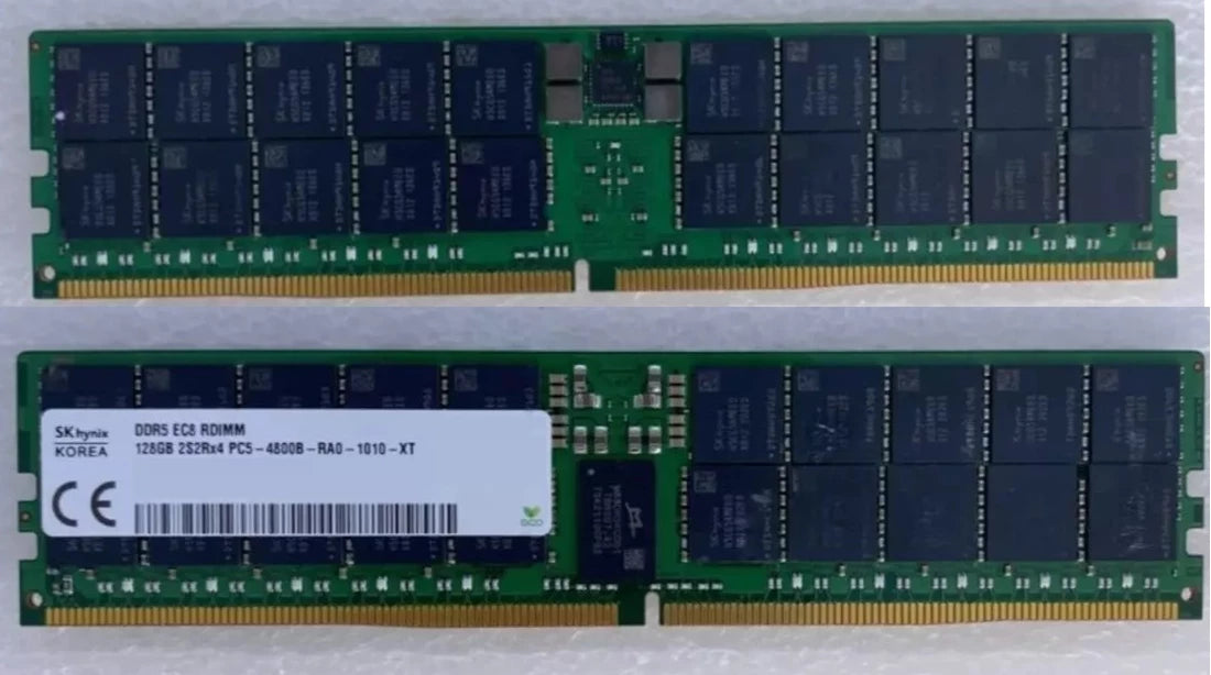 海力士 HMCT04MEERA129N 128GB DDR5 4800MT/s RDIMM 内存模块 |用过的