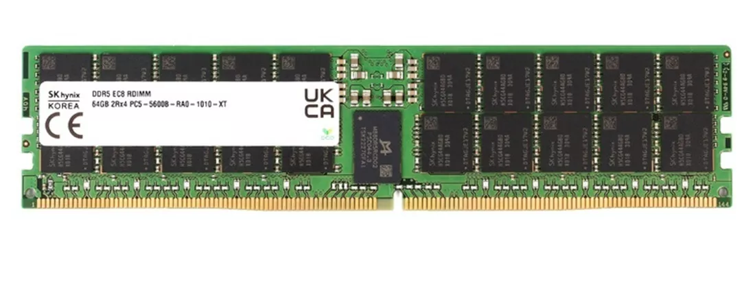 Hynix HMCG94AGBRA182N 64GB DDR5-5600 PC5-44800R CL46 ECC Mô-đun bộ nhớ Mới | THƯƠNG HIỆU MỚI