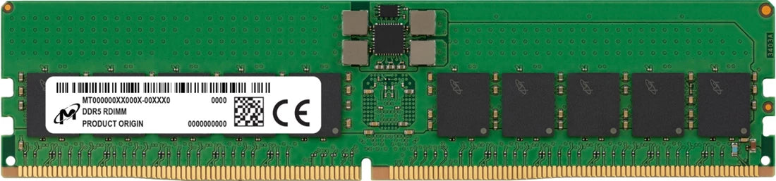 Micron MTC40F2046S1RC56BD1R 64GB DDR5 5600MT/s PC5-44800 CL46 ECC Memory Module | BRAND NEW