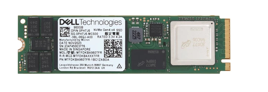 Micron MTFDKBA960TFR-1BC1ZABDA 7450 Pro 960GB M.2 2280 PCIe Gen4 NVMe SSD | USED Main image