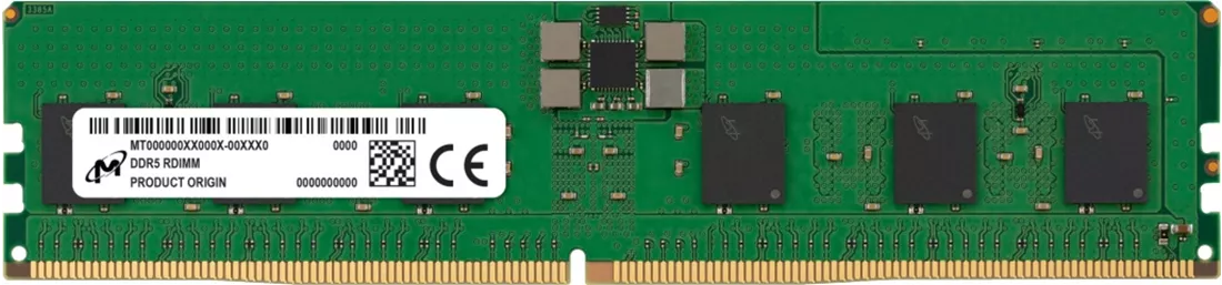 美光 MTC10C1084S1EC56BD1R 16GB DDR5 5600MT/s ECC 無緩衝 DIMM 記憶體模組全新 |全新