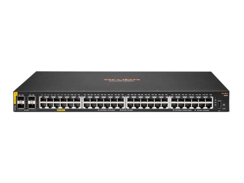 HPE R9Y03A Aruba Networking CX 6000 48G Class4 PoE 4SFP 740W <tc>ネットワークスイッチ</tc> 中古品