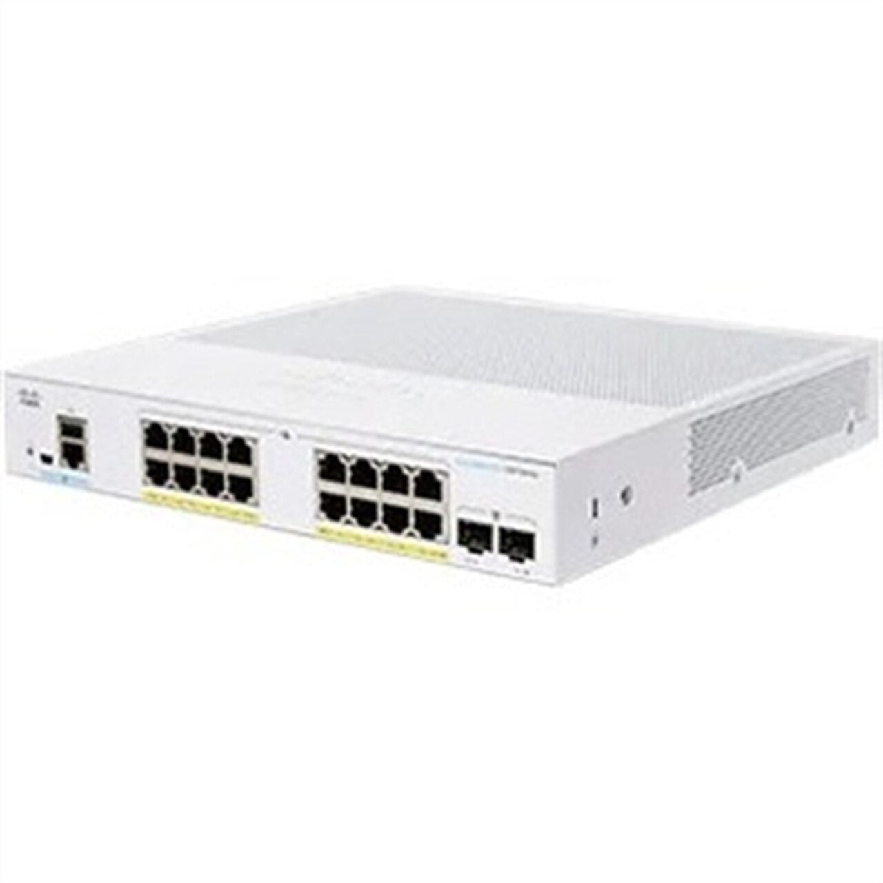CISCO CBS350-16FP-2G Série CBS350 <tc>Switch</tc> 16 ports PoE+ (240 W) GE + 2 ports SFP (réf.) | Occasion