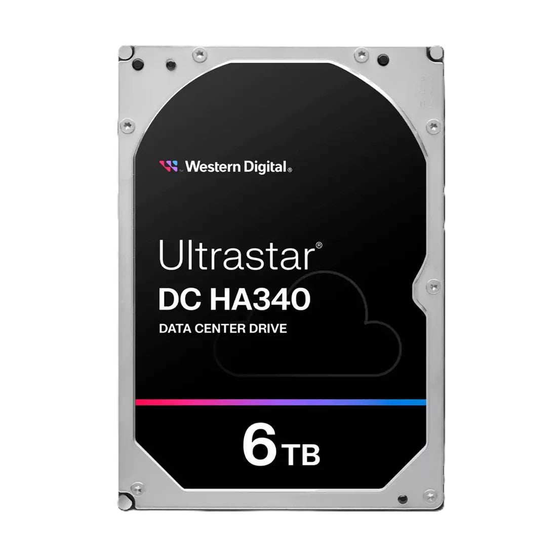 Brand New | WD 0B47077 Ultrastar DC HA340 6TB 7.2k SATA-6Gbps 256MB 512e 3.5Inch Enterprise HDD Image principale