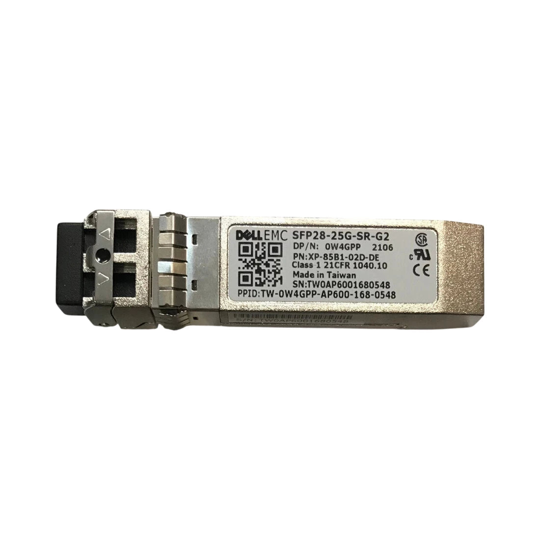 Dell XP-85B1-02D-DE 25GbE SFP28 SR 850nm 100m MMF Duplex LC Pluggable Transceiver Main image