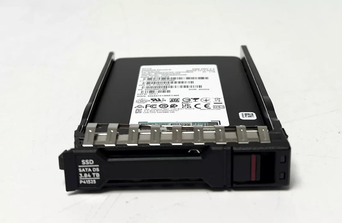HPE P05923-005 3.84TB SATA 6G 2.5" Read Intensive BC MV SSD | USED