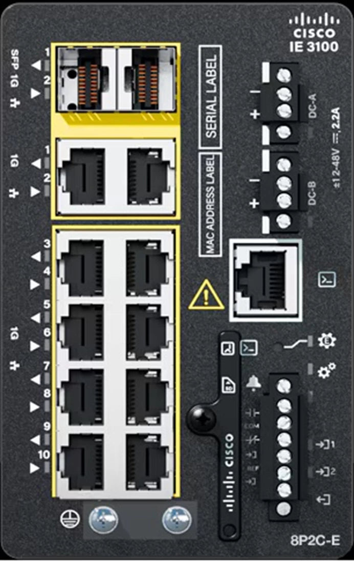 Cisco IE-3100-8P2C-E Catalyst IE3100 坚固型系列 10 端口以太网 <tc>交换机</tc> | 二手 主图