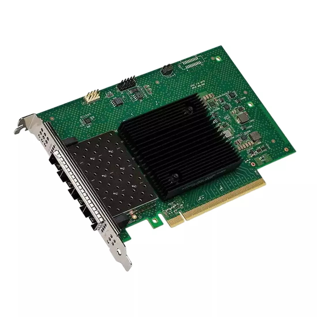 Dell 2VV2G Intel E810 Quad Port 10/25GbE SFP28 PCIe Adapter with Both Brackets Ref | USED