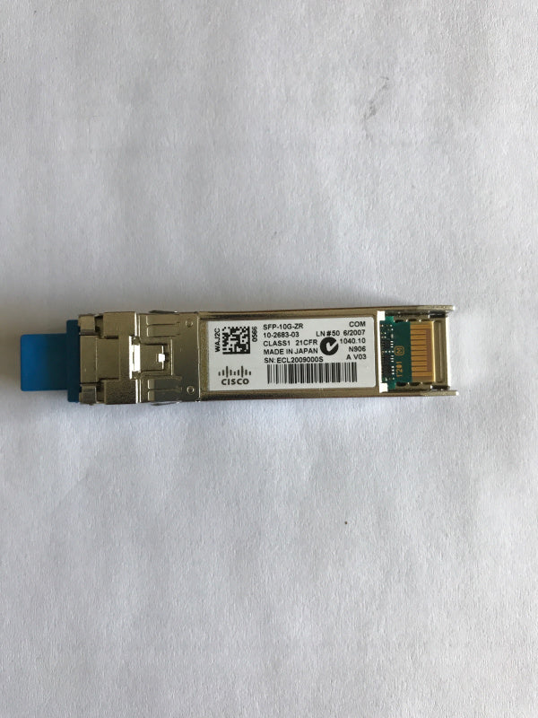 (<tc>NOUVELLE</tc>) Modules SFP+ 10GBASE Cisco (SFP-10G-ZR)