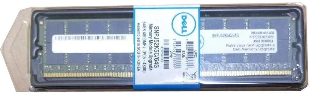 Dell AC258172 64GB PC5 38400 DDR5 4800MT/s 2Rx4 ECC Memory Samsung OEM | USED Main image