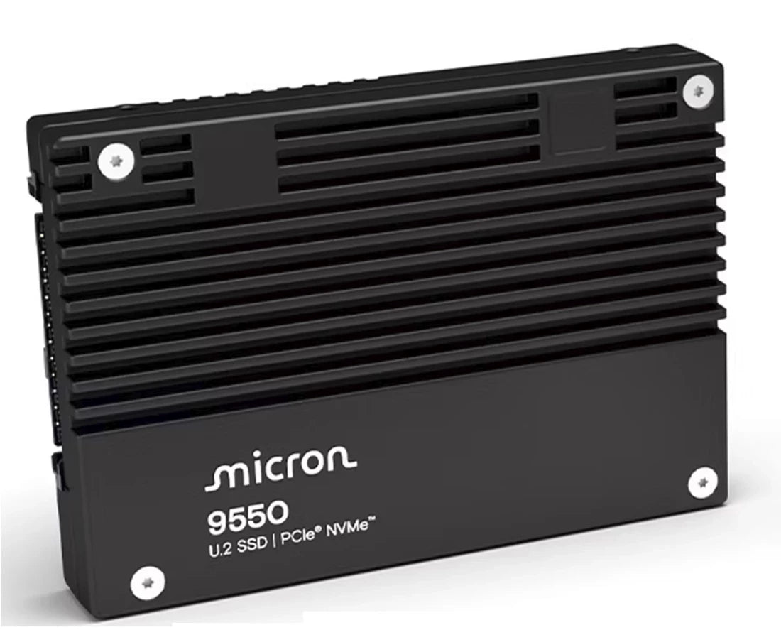 Micron MTFDLAL7T6THA-1BK1DABYY 9550 Pro 7,68 TB NVMe U.2 SSD | GEBRAUCHT