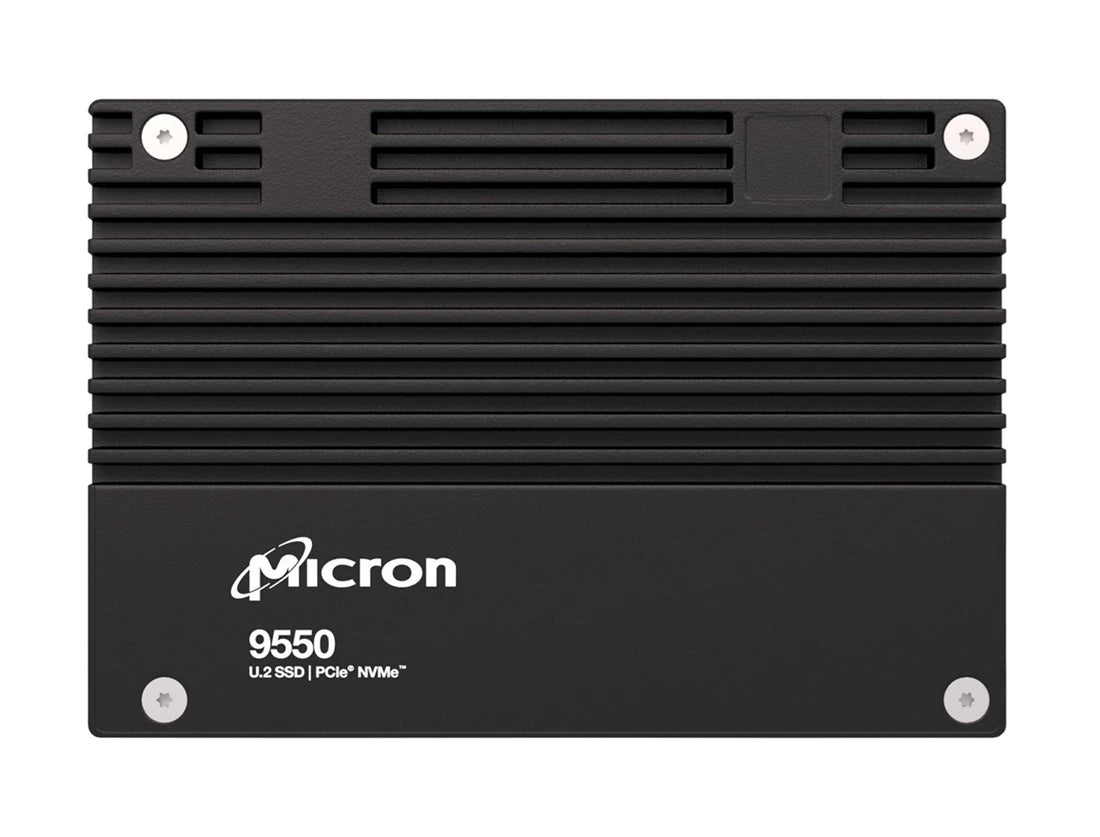 Micron MTFDLAL6T4THB-1BK1DABYY 9550 Max 6.4TB NVMe U.2 15mm 3D TLC NAND Enterprise SSD | USED Main image